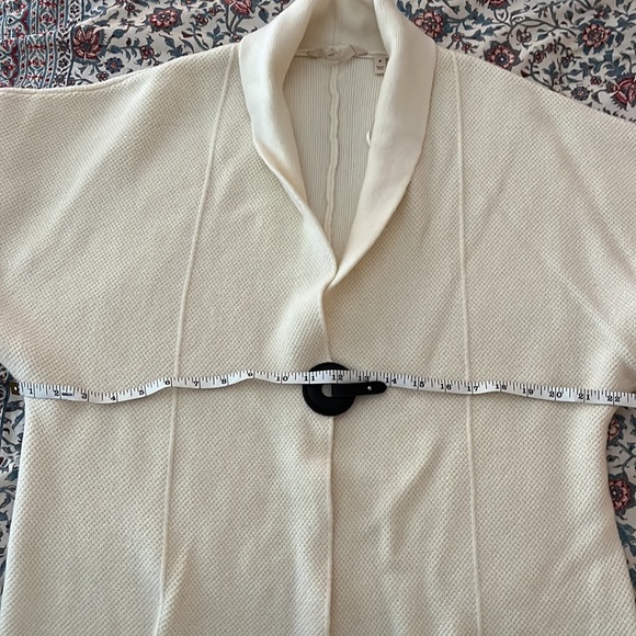 Soft Surroundings Saville topper cardigan sweater NWOT medium IVORY - Picture 5 of 6
